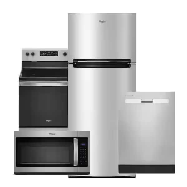 Whirlpool 4 clearance piece appliance package